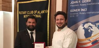 Alanya International Rotary Kulüp 2. yıl kutlama yemeğini Seasons Restoran'da verdi.