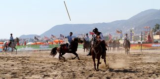 Türkiye Geleneksel Spor Dalları Federasyonu tarafından düzenlenen Atlı Cirit 1. Lige Çıkma D Grubu Müsabakaları Alanya Belediyesi'nin ev sahipliğinde bu yıl ilk kez Alanya'da düzenlendi.