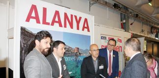 Kültür ve Turizm Bakanlığı İsveç’te düzenlenen turizm fuarına katılmayınca alternatif geliştiren Alanya Turizm Tanıtma Vakfı yönetimi soluğu Stockholm’de düzenlenen 'Yurt Dışında Satılık Evler Fuarı’nda aldı.