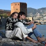 İtalyan top model Marco Castelli, model Ekaterina Feoktistova